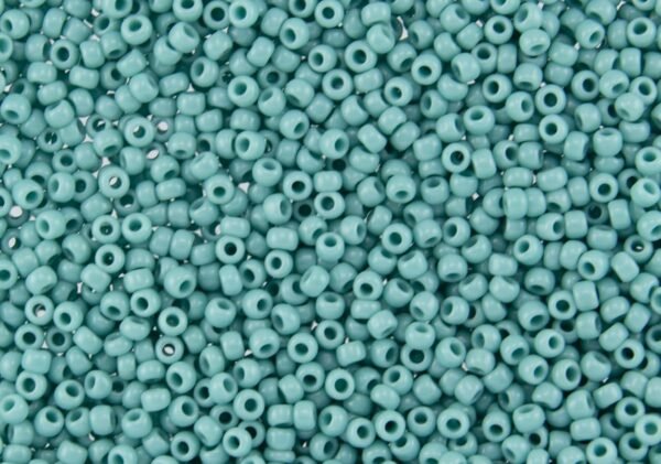 11/0 Toho Japanese Seed Beads - Turquoise Opaque #55 (28g Tube)